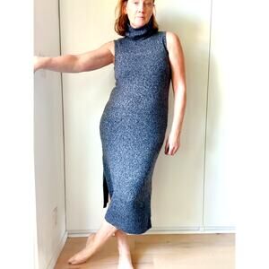 Rachel Rachel  Turtleneck sweater dress Size XS Midi Gray Fall Fashion Staple